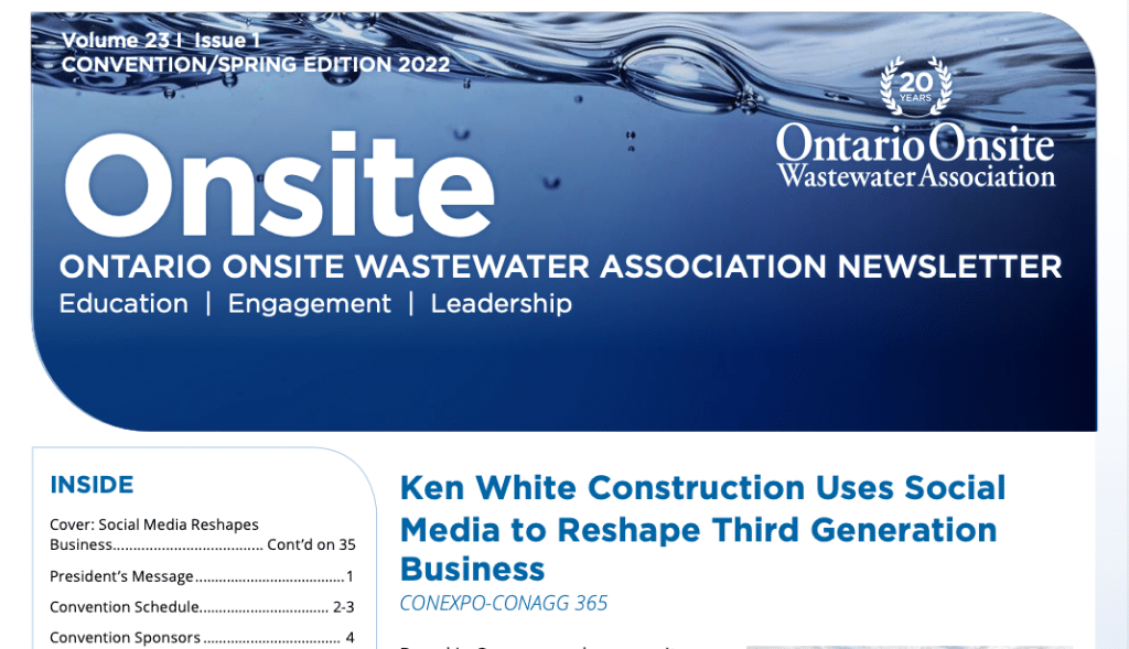 Ontario onsite wastewater association